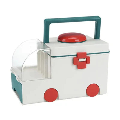 Ambulance Shape Portable Medicine Box