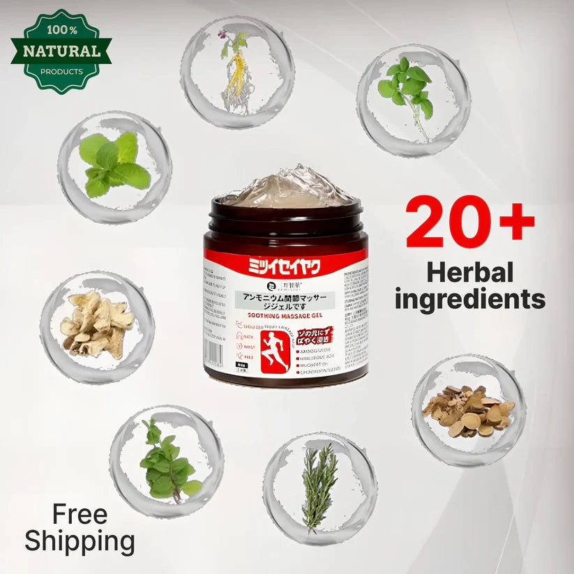 Herbal Japanese Pain Relief Gel – Instant Soothing Therapy(100g)