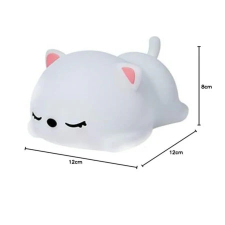 Soft Silicone Cat LED Lamp Night Light