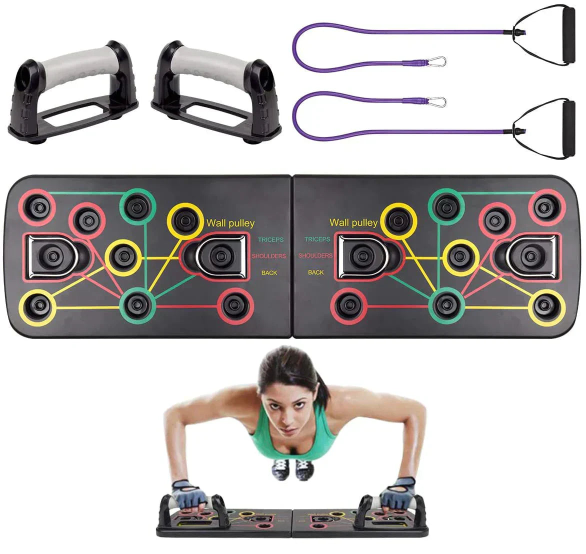 Multifunctional Pushup Board