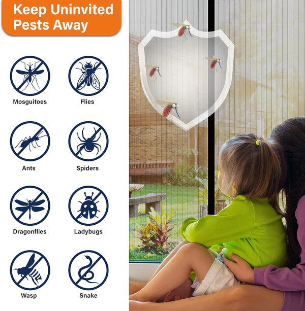 Magic Mesh Magnetic Screen Door