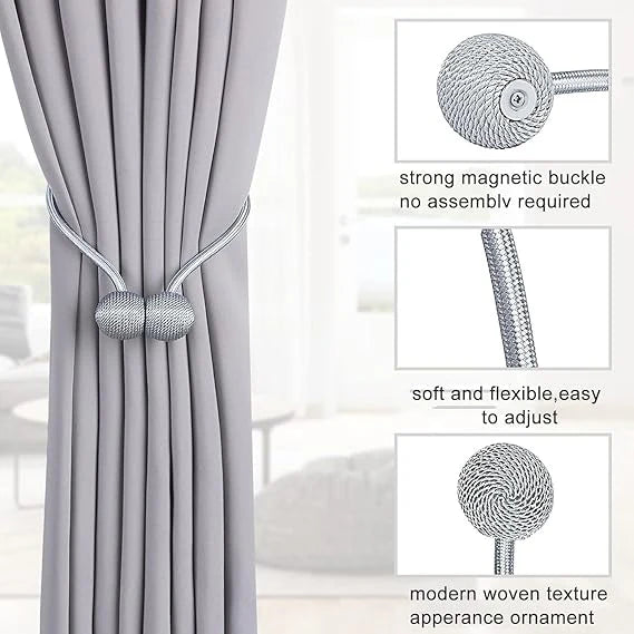 Heavy Curtain Clip Pair (Random Color)