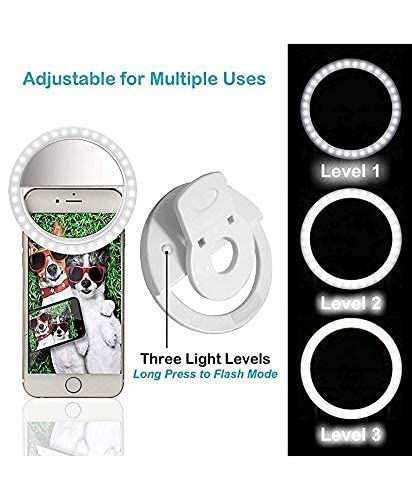 Mini Selfie Mobile Ring Light (Random Color)