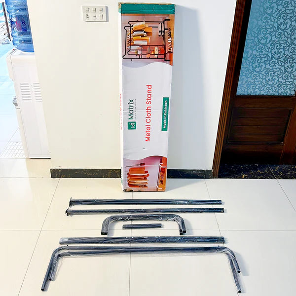 Double Pole Metal Cloth Stand (B)