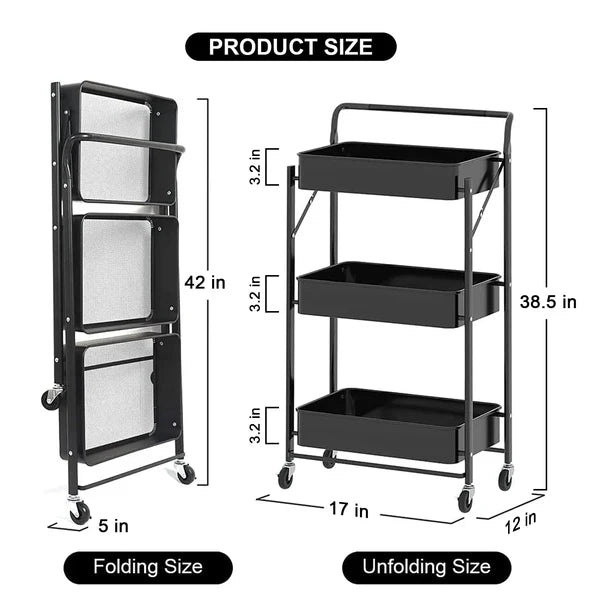 Foldable Metal Trolley