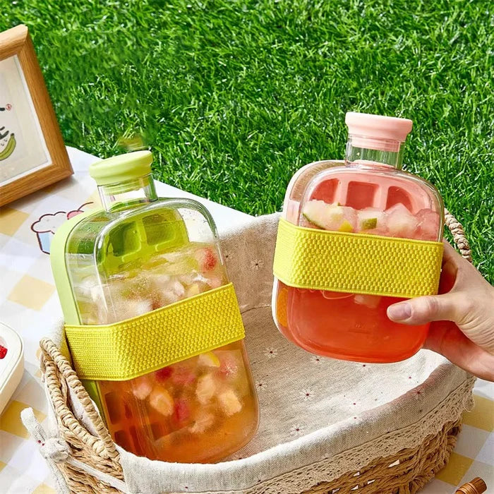 2-in-1🧊 NEW Trend Ice Cube Bottle 🍾 500ml