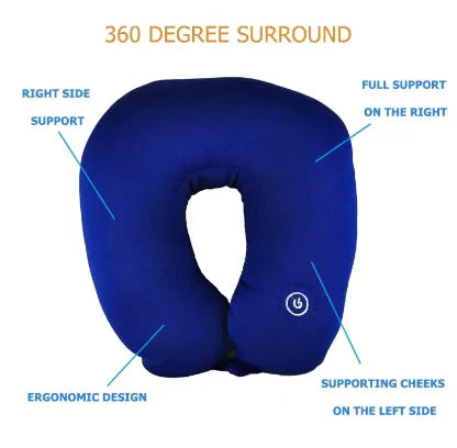 Neck Massager & Travel Pillow (Multi Colour)