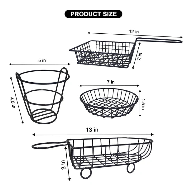 Snack Buckets (Pack of 4)