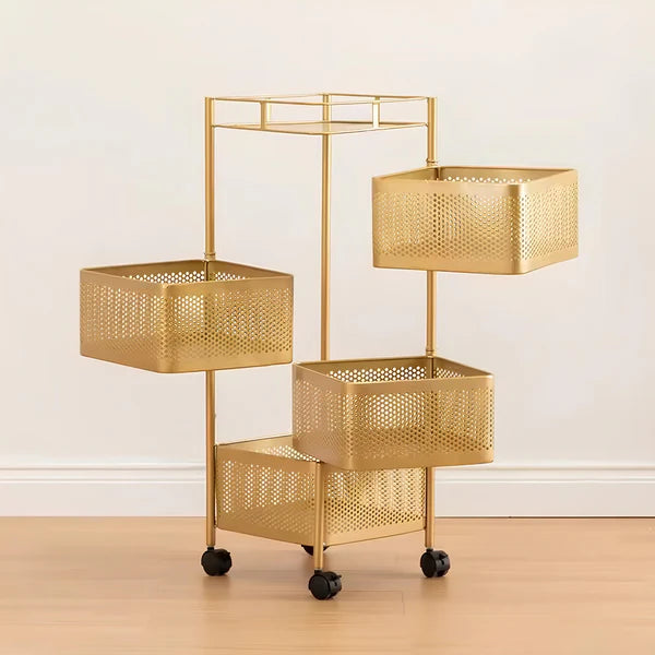 The Golden Edition Premium Metal Trolley