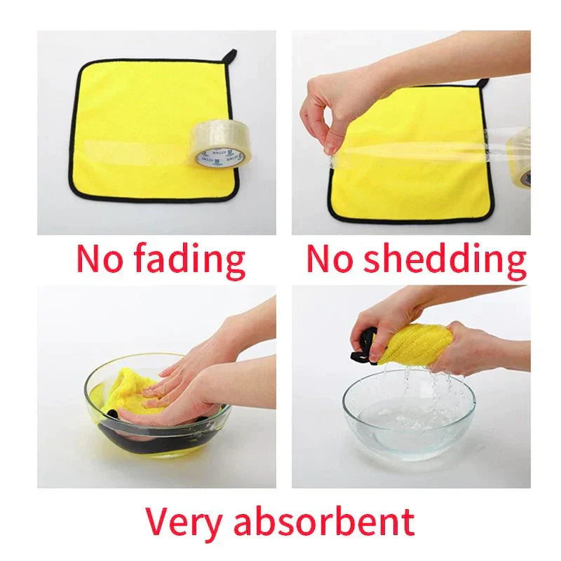 Car Detailing Wash Microfiber Towel.