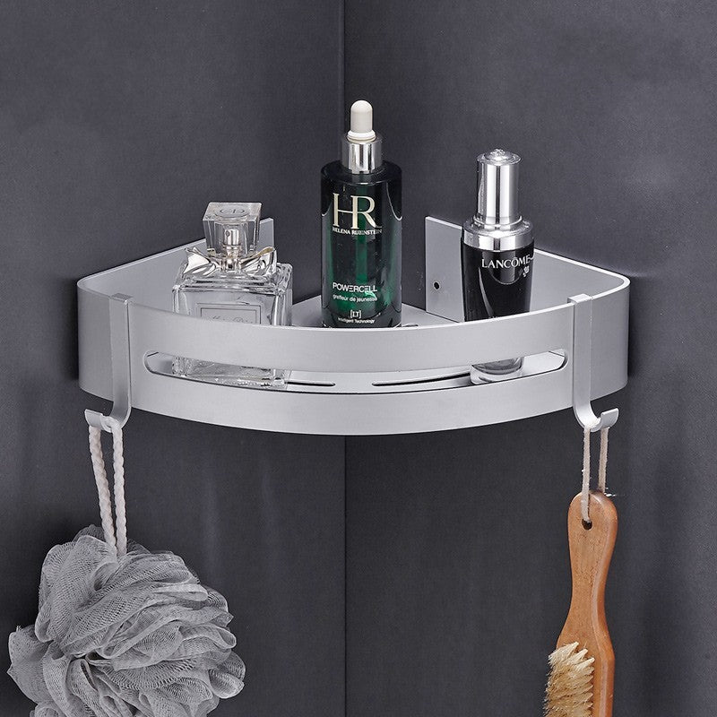 Bathroom Corner Shelf Organizer With Hook