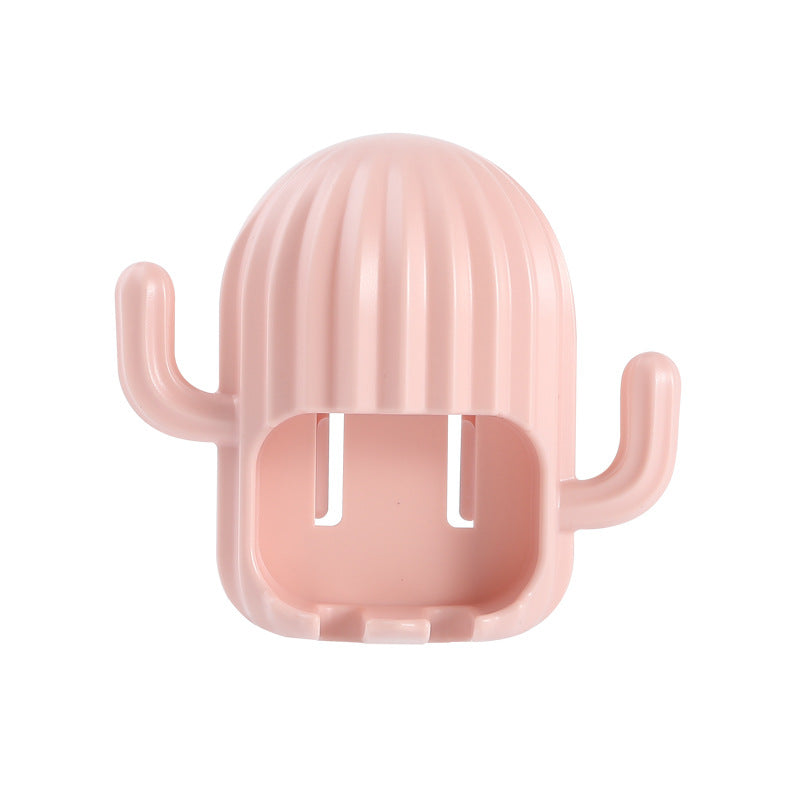Wall-Mounted Cactus Toothbrush Holder