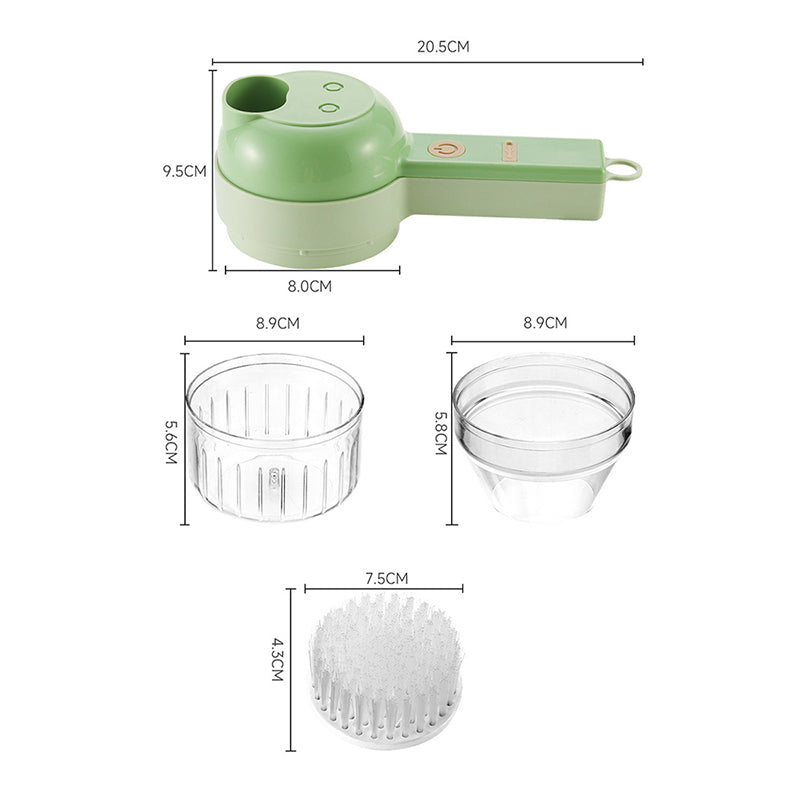 4 In 1 Vegetable Chopper Rechargeable