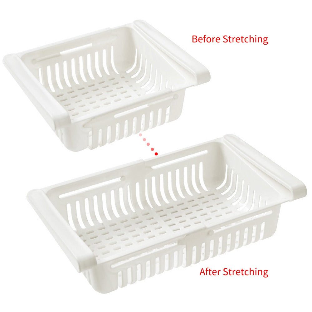 Expandable Fridge Storage Basket