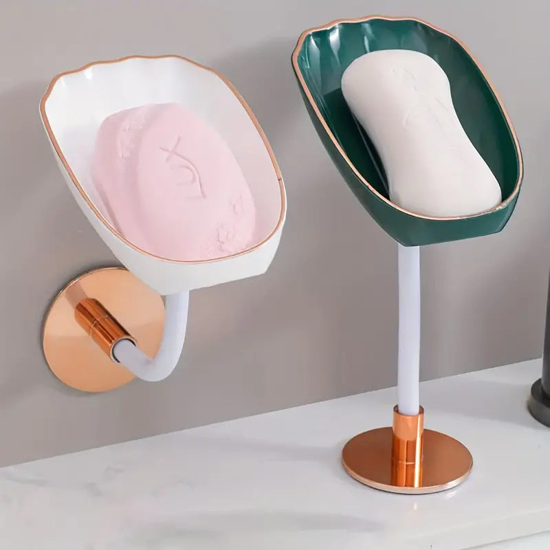 Rotatable Wall Mounted Shell Soap Dish Stand