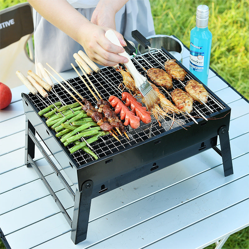 Portable & Foldable BBQ Grill Space Saver