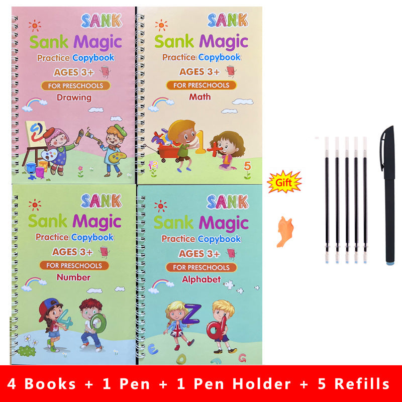 Magic Handwriting Practice Notebook For Kids