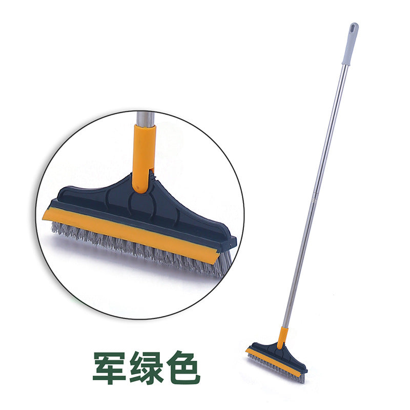 2 In 1 Floor Scrub Brush With Long Handle