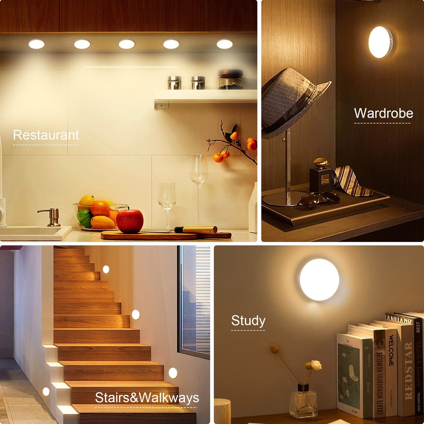 Intelligent Chargeable Motion Sensor Night Light