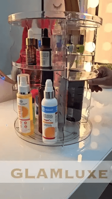 Rotating Makeup Organizer