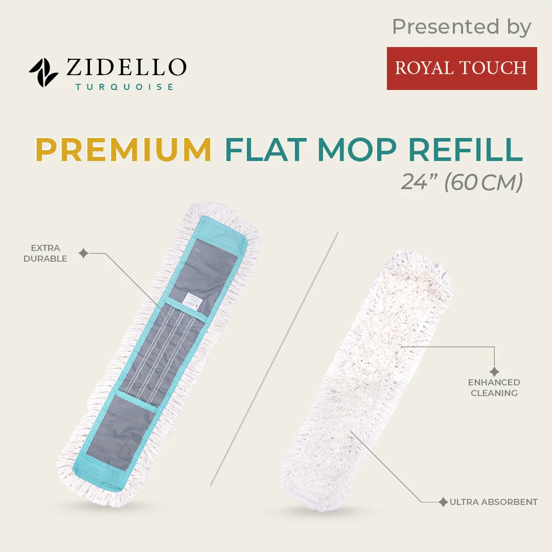 PREMIUM FLAT MOP - DRY 24″ INCH (60CM)