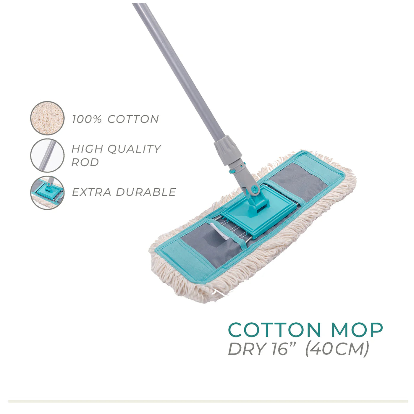 COTTON MOP - DRY 16" INCH (40CM)