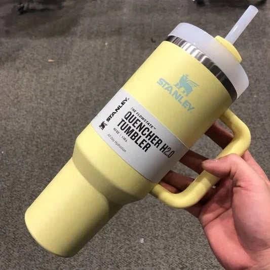 Stanley Quencher H2.0 Tumbler 40 oz-Pomelo-Fog-Pool Blue