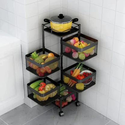 Premium Square Metal Trolley