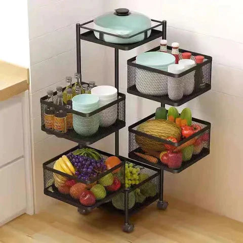 Premium Square Metal Trolley