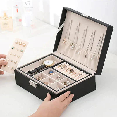 PU Leather Jewellery Organizer