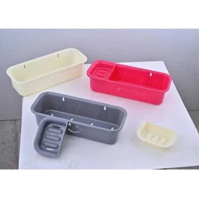 Plastic Kitchen Bathroom Storage Organizer Rack