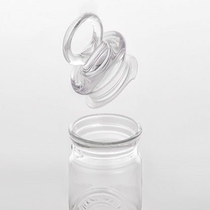 RUSTIC GLASS SPICE CANISTER 1876