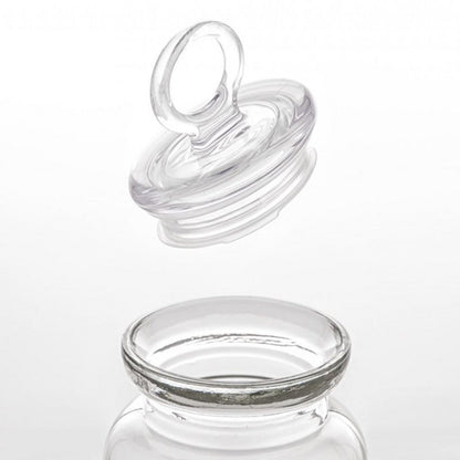 RUSTIC GLASS JAR SIZE 4 .1954