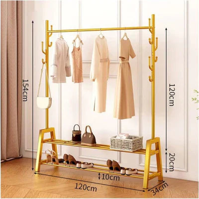 Multi-Functional Heavy Duty Bedroom Clothing Rack