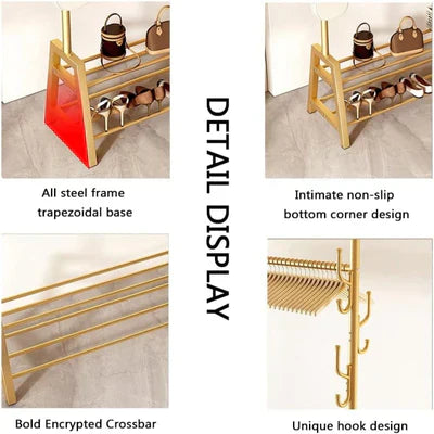 Multi-Functional Heavy Duty Bedroom Clothing Rack