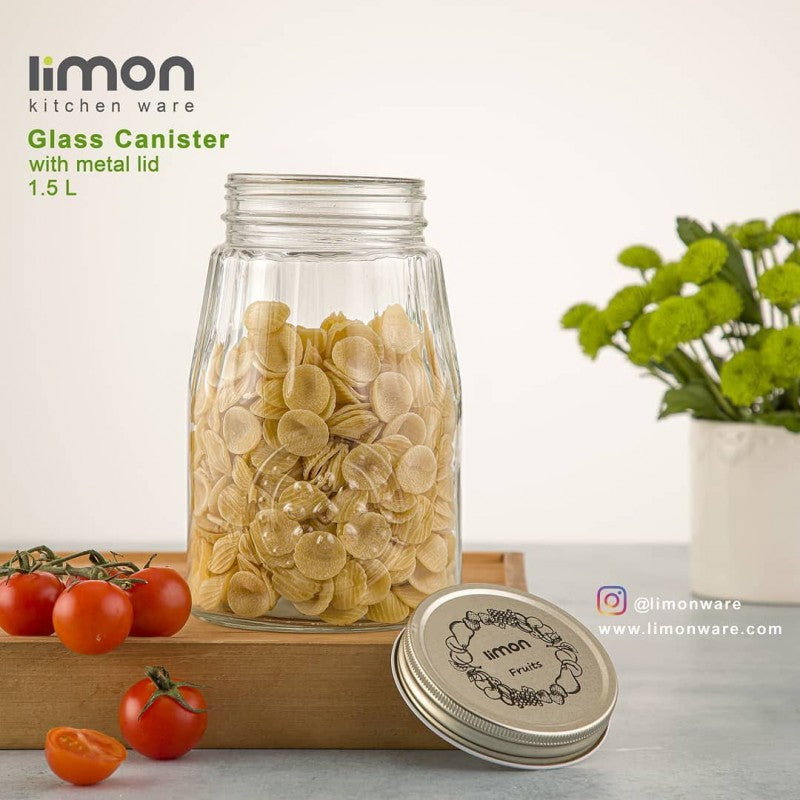 LIMON GLASS JAR 1.5 LTR 2037