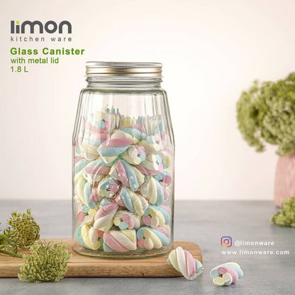 LIMON GLAS JAR 1.8LTR 2038