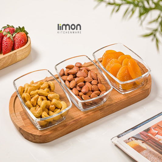 LIMON SPICE CANISTER WITH WOODEN LID 2162