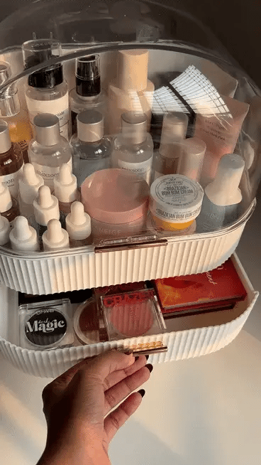 Luxury Makeup & Skincare Organiser (WHITE)