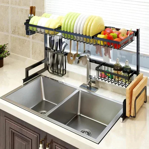 STAINLESS STEEL SINK DRAIN RACK