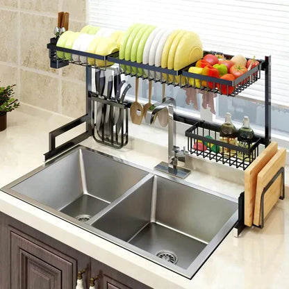 STAINLESS STEEL SINK DRAIN RACK