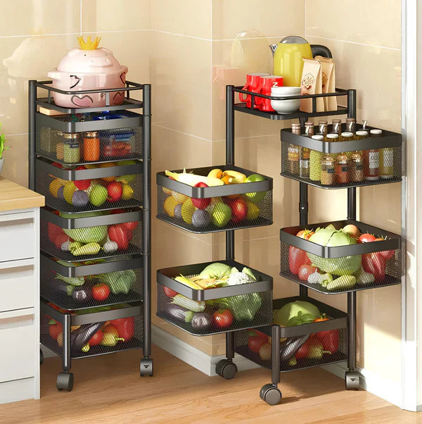 Premium Square Metal Trolley