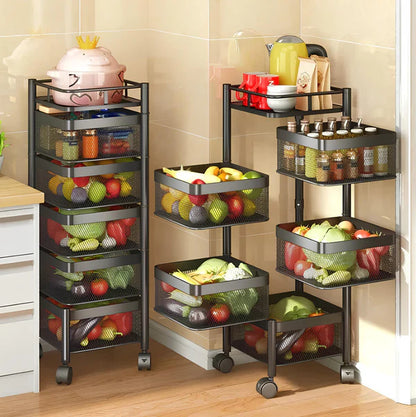 Premium Square Metal Trolley