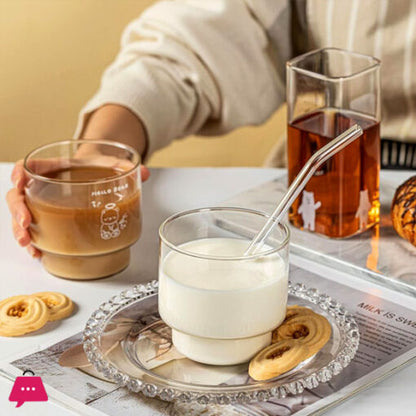 Transparent Glass Cup-Small Bottom Cup – Dessert Glass