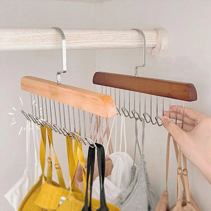 Multipurpose Wooden Hanger - 1Pc