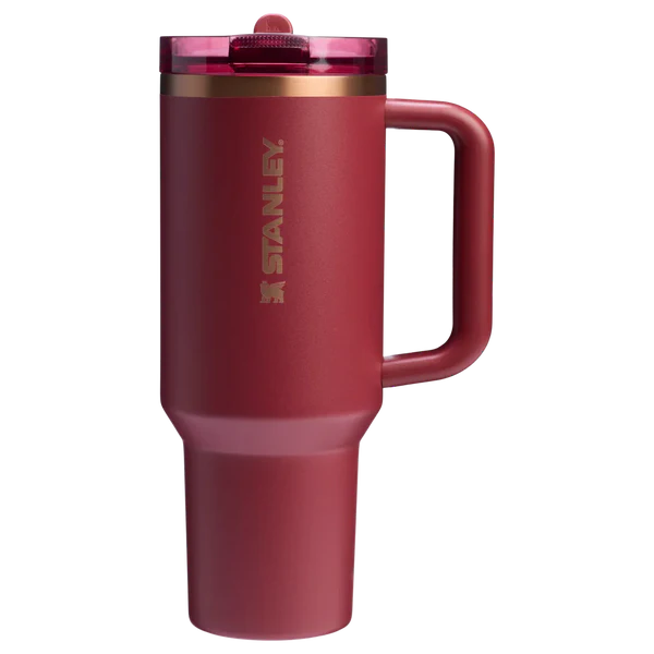 Stanley Quencher Flip Straw 40 oz - Glided Pomegranate
