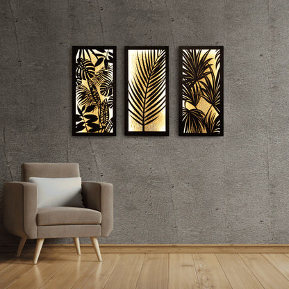 Golden Jungle (Set of 3 Frames)