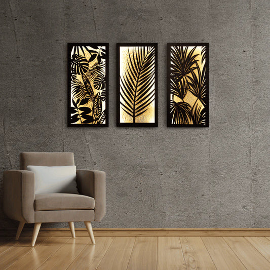 Golden Jungle (Set of 3 Frames)