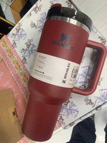Stanley Quencher H2.0 Tumbler 40 oz - Soft Matte | Red Rust