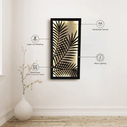 Palm Harmony Leaf | 16" x 32" (W × L)
